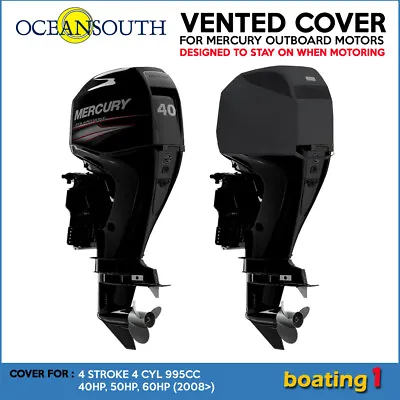 $143.24 • Buy Mercury Outboard Motor Engine Vented Cover 4 STR 4 CYL 995CC 40-60HP (2008>)